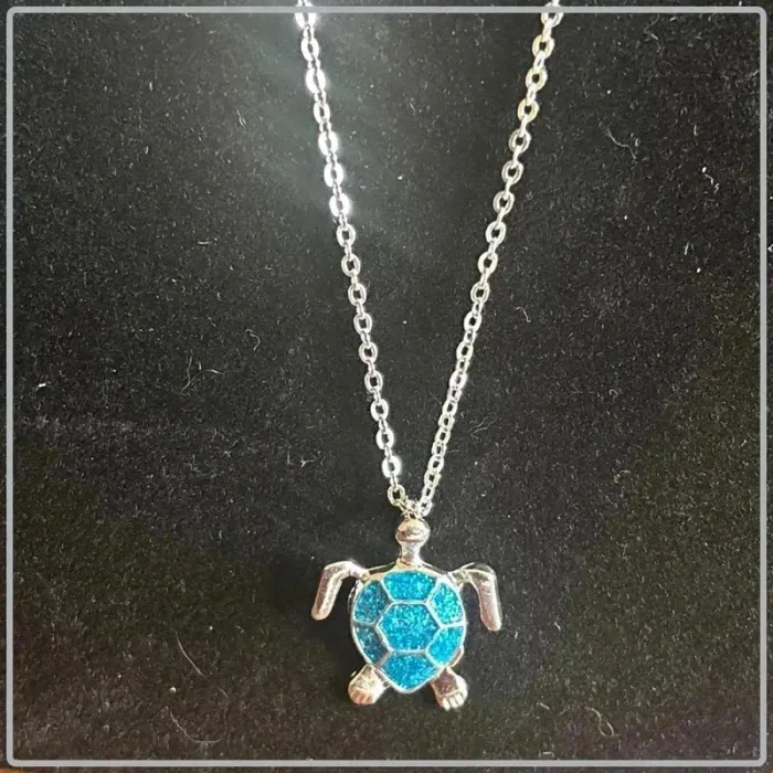 Collier pendentif tortue - photo numéro 3