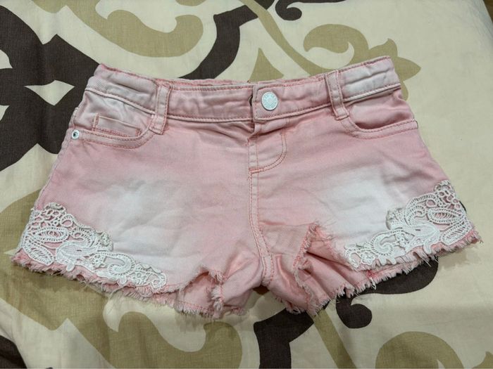 Shorts rose jumelles 4/5ans - photo numéro 4
