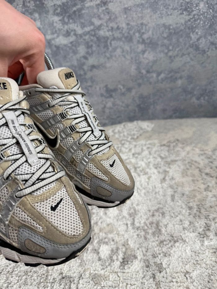Nike P-6000 Running - Coconut Milk Silver - Silver & Beige & White - photo numéro 14