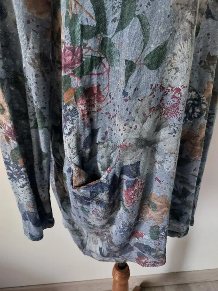 Haut fantaisie bleu - photo numéro 4