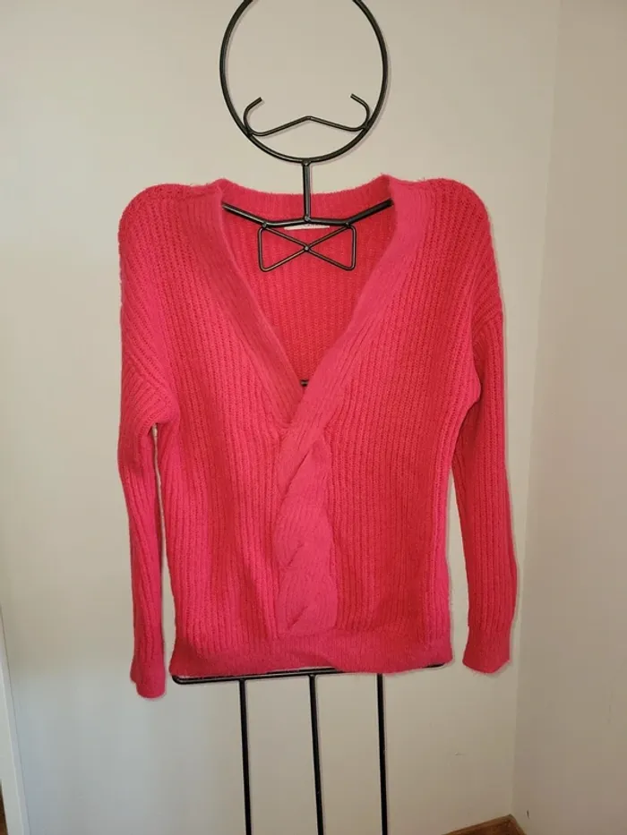 Pull rose femme - photo numéro 2