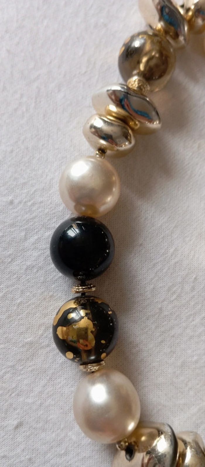 Collier vintage grosses perles - photo numéro 5