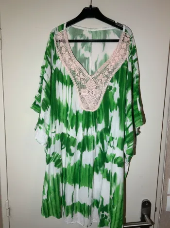 Robe verte vintage