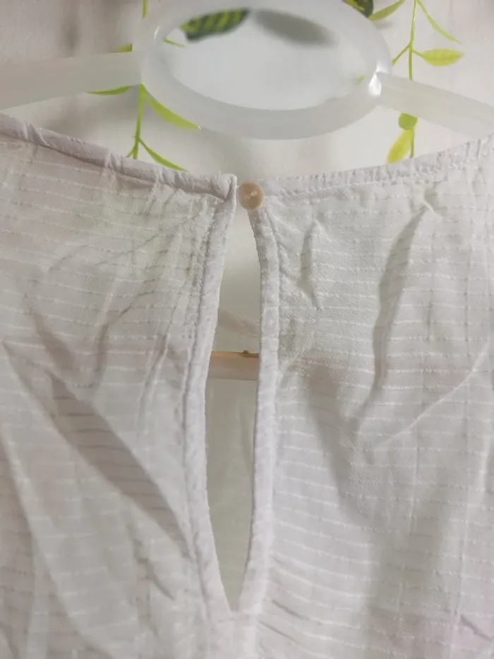 Blouse manches longue H&M – L – Blanc – État : Excellent - photo numéro 3