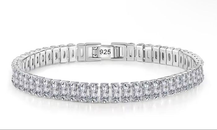 Bracelet tennis en argent 925 – Éclat raffiné, style intemporel - photo numéro 4