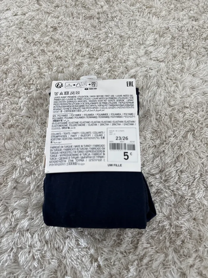 Lot de 2 collants Kiabi neufs - photo numéro 2