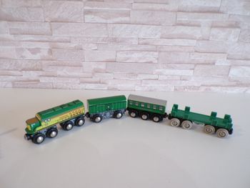 Train en bois - Wagons - Style Brio (J30)