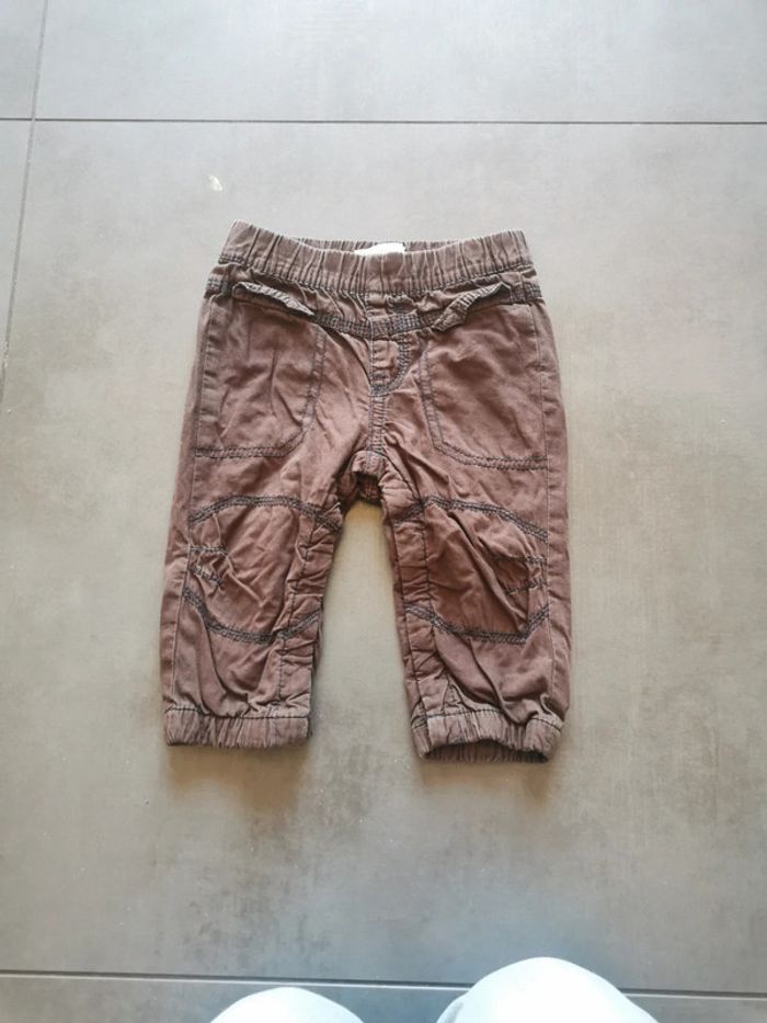 Pantalon marron kitchoun 9 mois