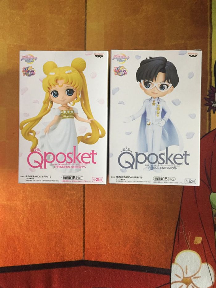 Qposket Sailor Moon Eternal Princess Serenity & Endymion version B Banpresto