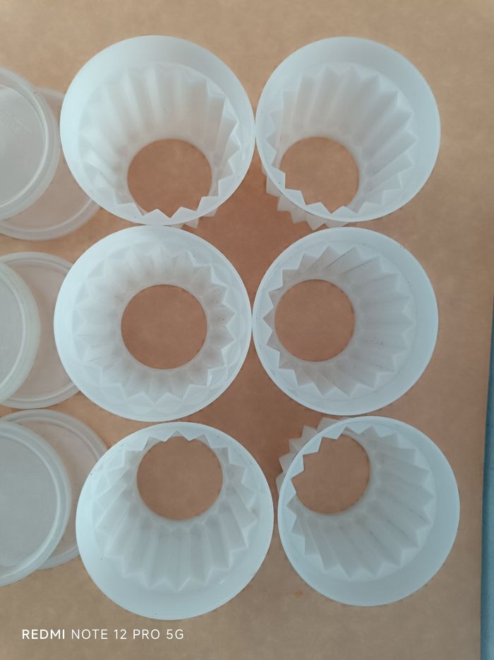 Moules individuels x6 Tupperware(démoulage facile) - photo numéro 8