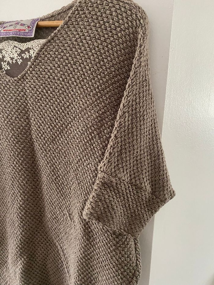 Pull maille et dentelle Mamatayoe - photo numéro 3