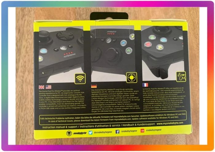 Manette pro sans fil snakebyte neuve et scellée dans son emballage - photo numéro 2