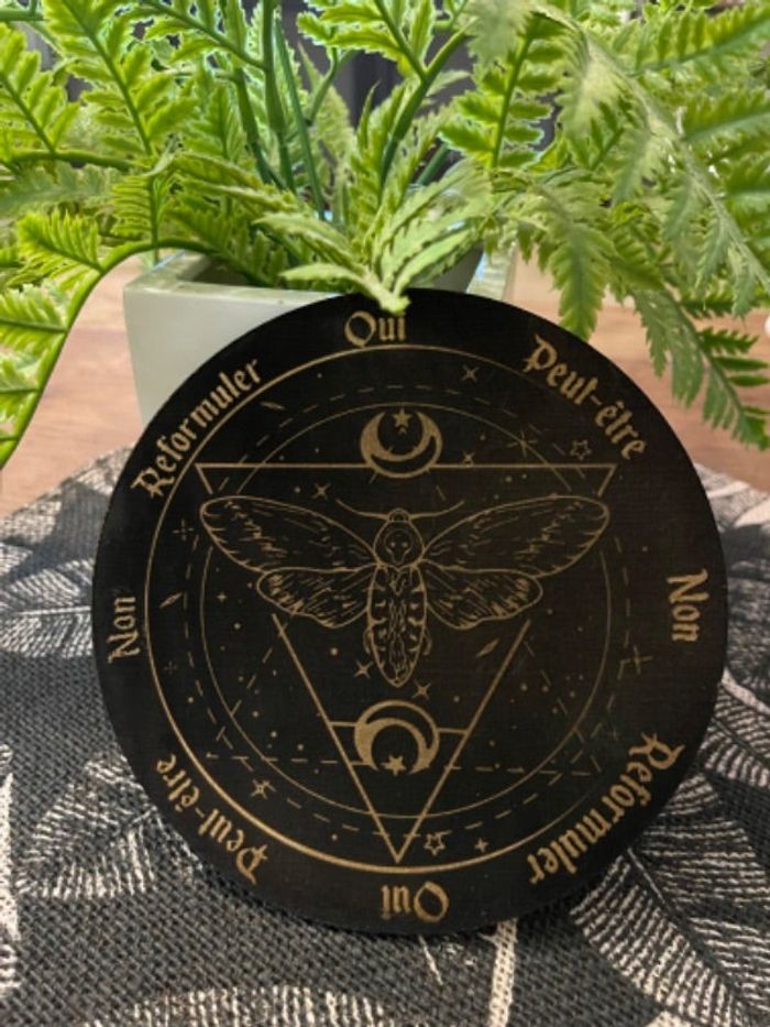 Planche radiesthésie ouija rond