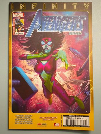 Comics Marvel universe Avengers infinity / éditions Panini / numéro 10 / 2014