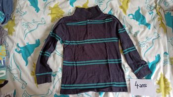 Polo manches longues 4 ans