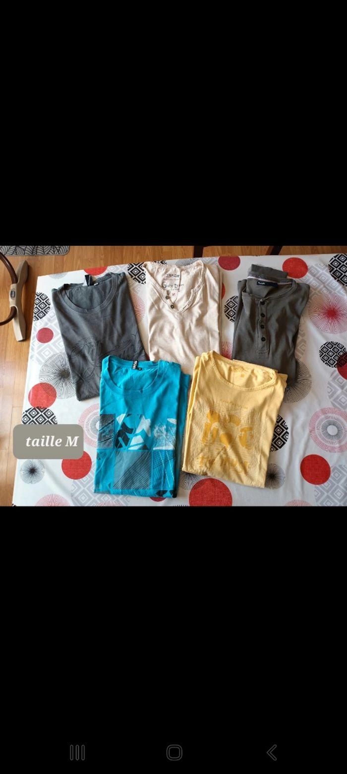 Lot 5 t-shirts 👨  taille M