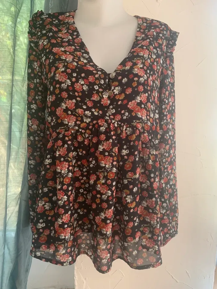 Blouse fleurie Peace ´n love taille M-L