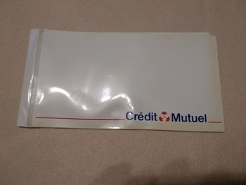 Classeur publicitaire Crédit mutuel 