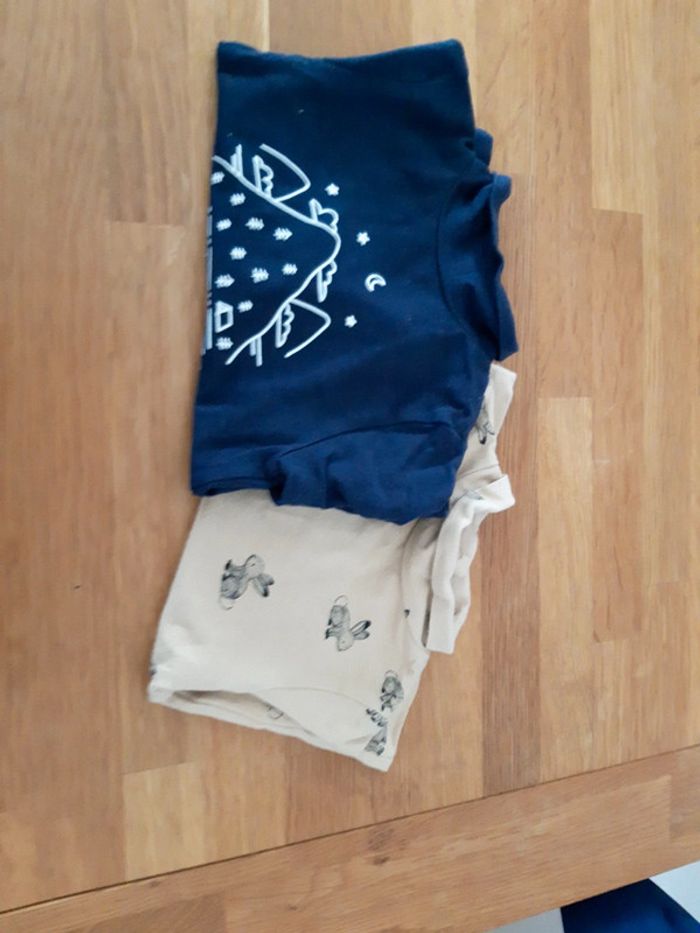 Lot de 2 sous pull bebe