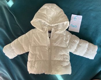 Doudoune blanche Kiabi