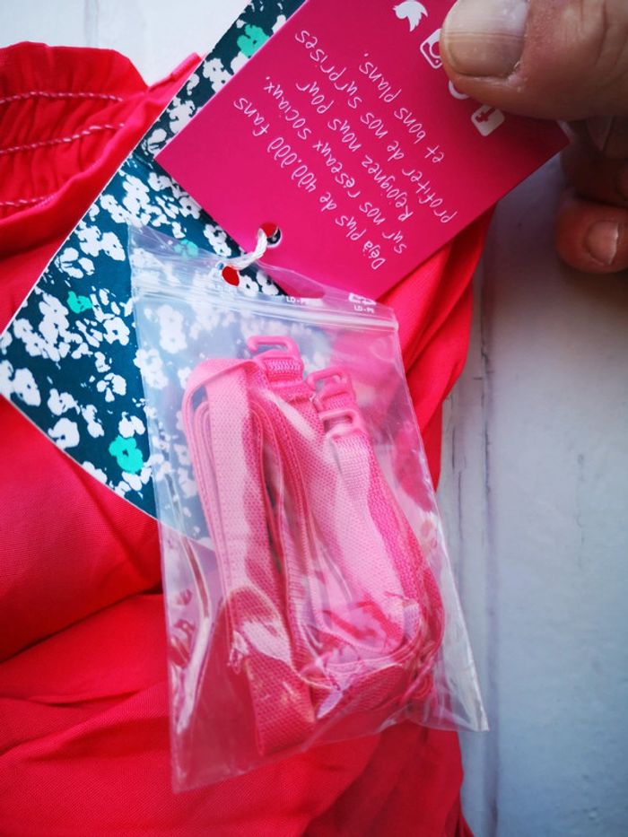 Robe bustier corail NAF NAF neuve - photo numéro 4