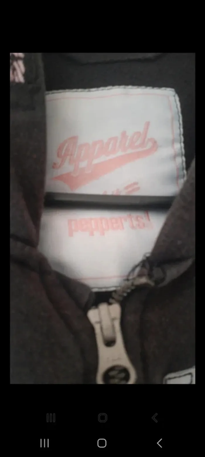 Veste pepperts 10 12 ans à capuche - photo numéro 3