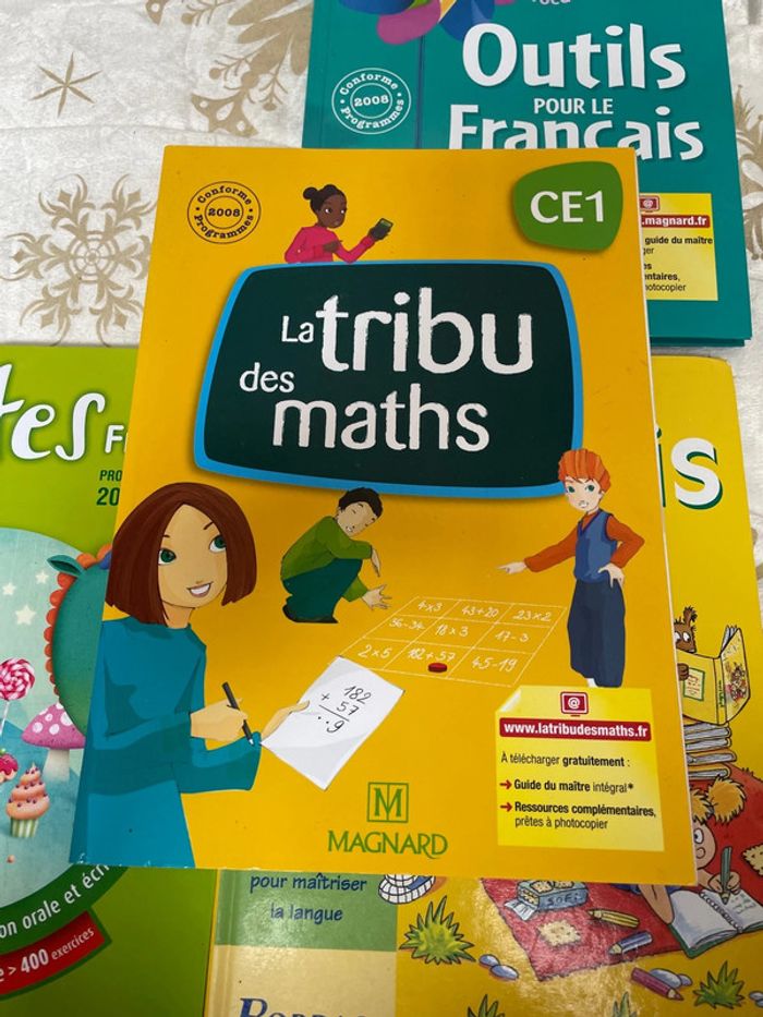 Manuels scolaires CE1 Mathématiques et français - photo numéro 2