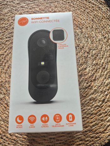 Sonnette connectée neuve