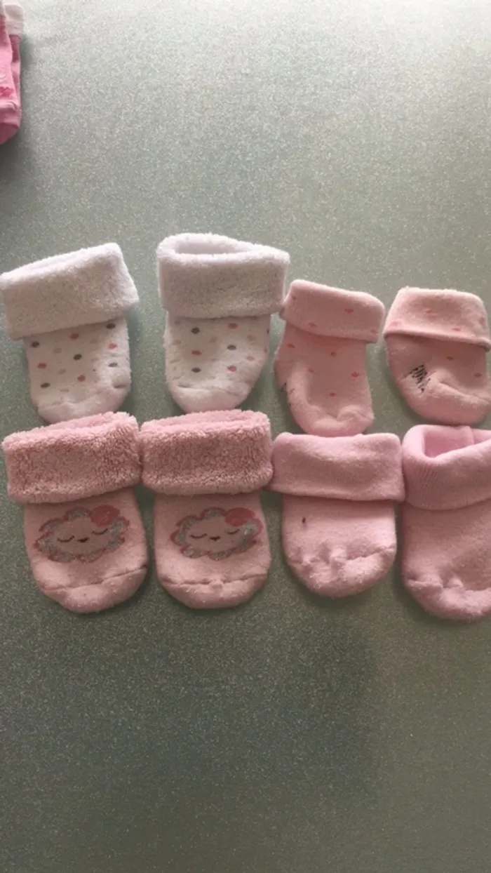 4 paires de chaussettes bébé