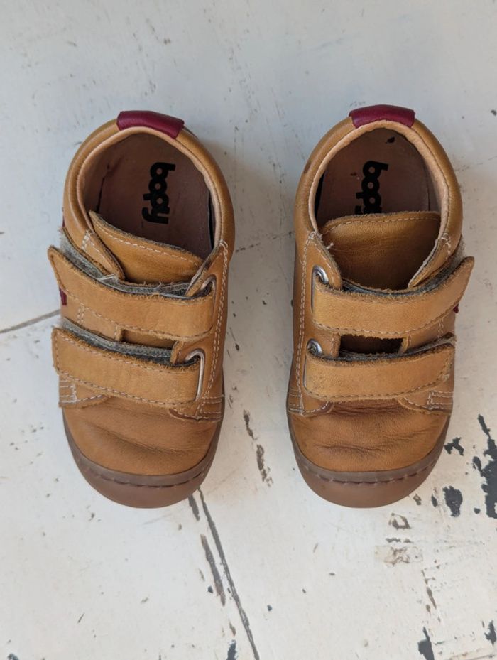 Chaussures en cuir camel à étoile bordeaux Bopy – taille 22 - photo numéro 9