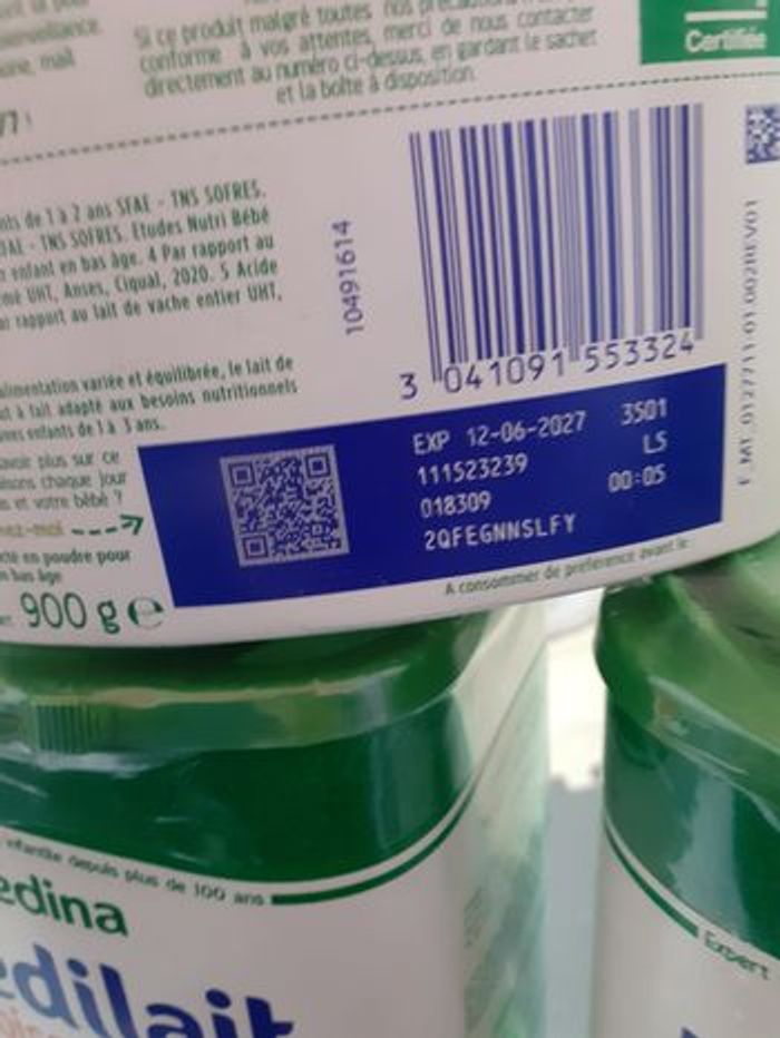 Lait 3eme âge bledilait bien lire l'annonce - photo numéro 2