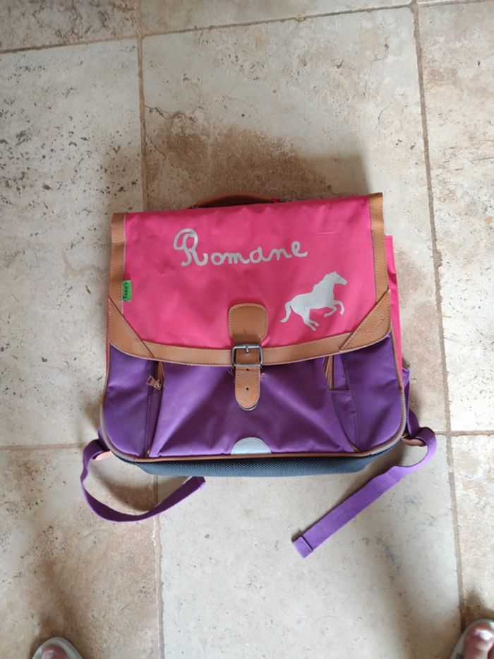 Cartable tann's personnalisé pour Romane