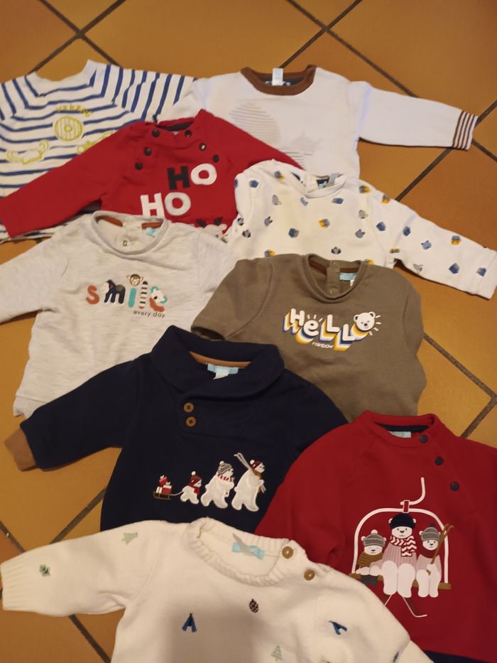 Lot de 6 sweat 6 mois - photo numéro 3