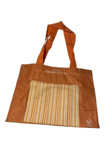 Sac orange Dermactive 42x31 cm hors anses