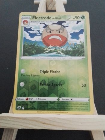Carte Pokémon Electrode de Hisui Reverse 3/189