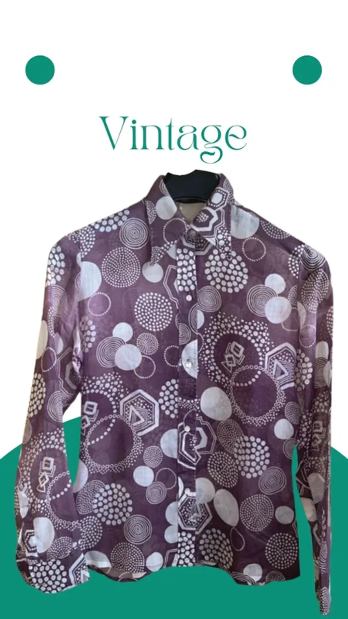 Chemise vintage seventies