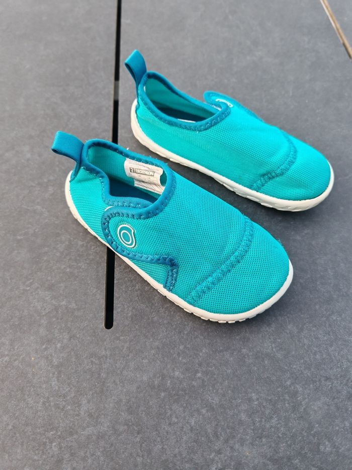 Chaussons aquatiques verts Tribord p.26-27