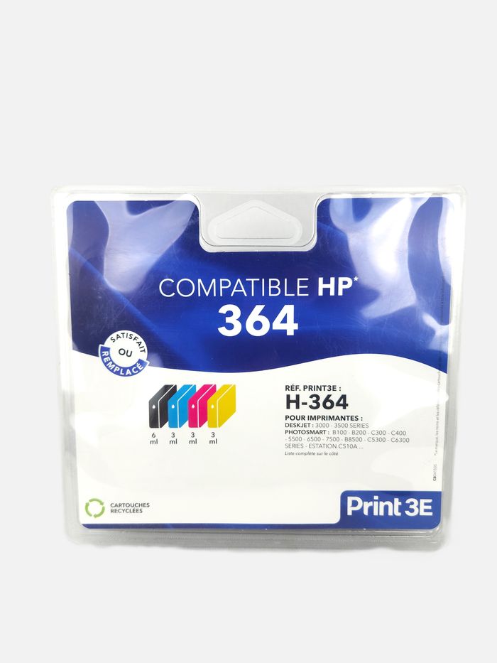 Cartouche Encre Compatible HP 364 (H-364) - Neuf Sous Blister - Print 3E