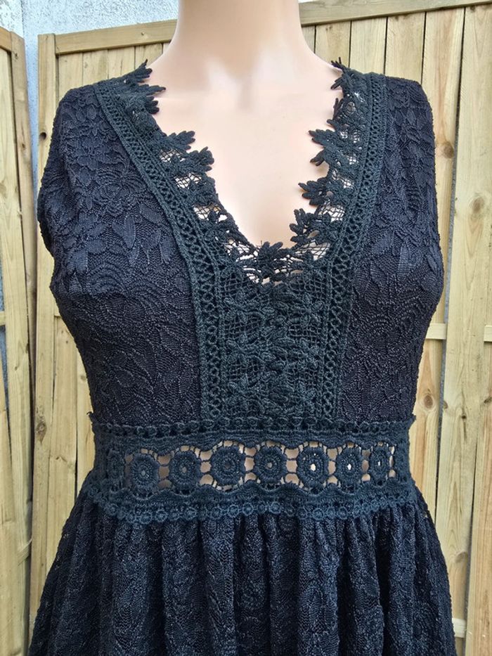 Robe dentelle crochet neuve prix boutique 39€99🍒Promise🍒taille 34 - photo numéro 2