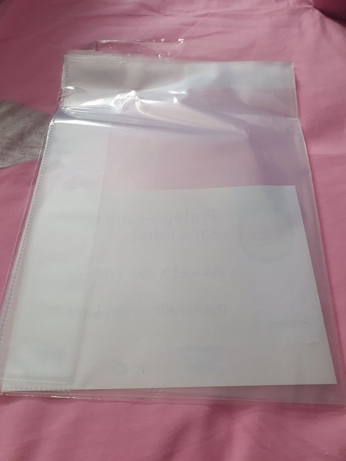 Protège cahier x3. 21x29,7cm - photo numéro 2