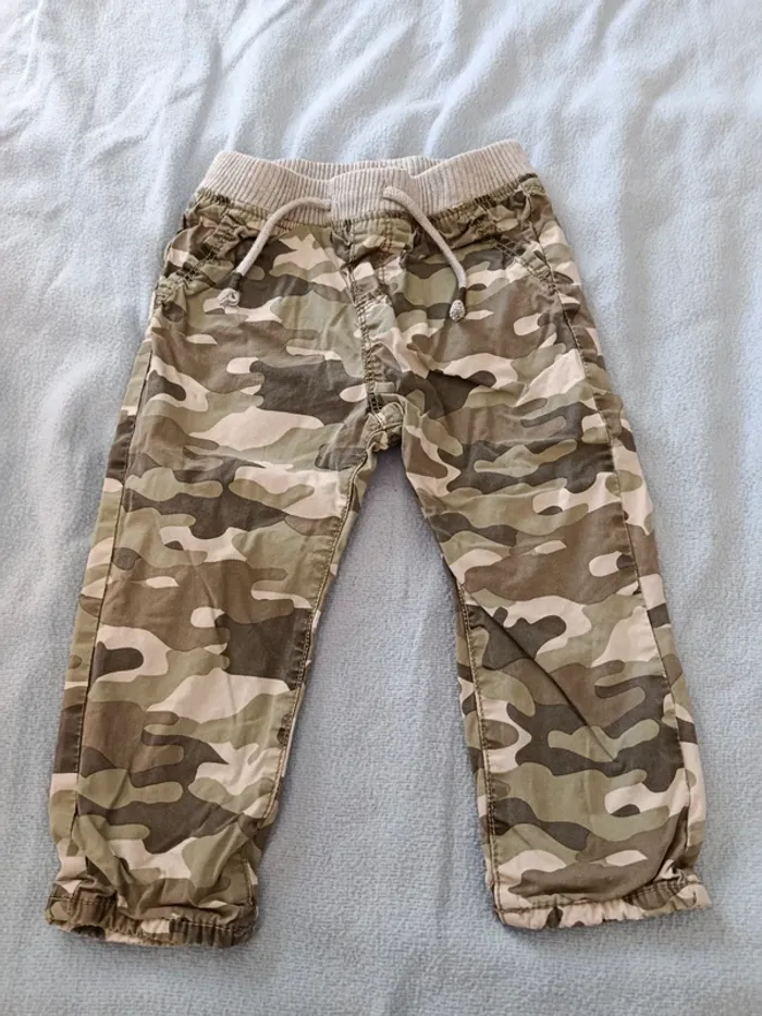 Pantalon militaire 12mois 80cm