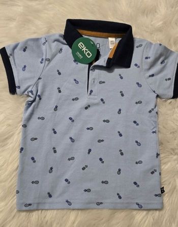 NEUF (non porté) 🏷💙🤩superbe polo mc 4 ans garçon 🏷🤩💙😍