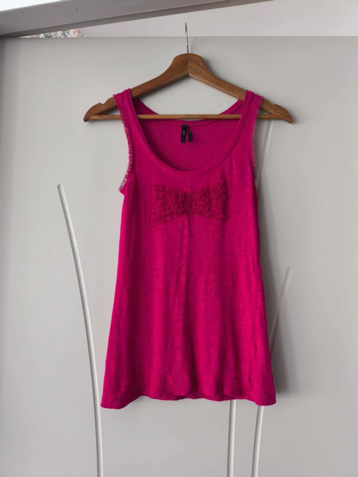 débardeur rose undiz