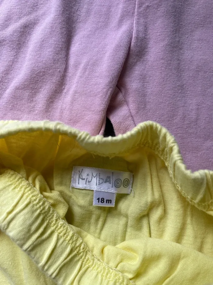 Lot 2 leggings court et 7/8 en 18 mois - photo numéro 4
