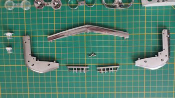 Pièce du fascicule n°2 numéro 2 pièce détachée Ecto 1 Ghostbusters 1/8 1/8e 1/8ème Eaglemoss #E42