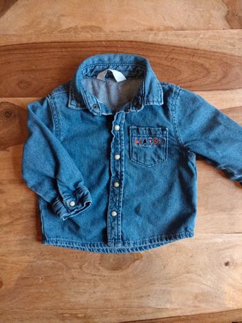 Chemise jeans bébé