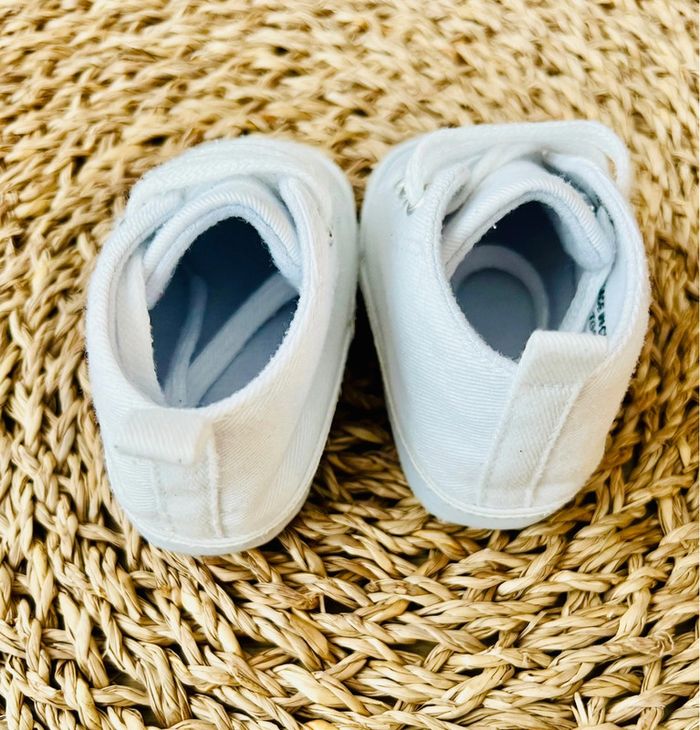 Baskets bébé montantes en toile Kiabi - photo numéro 3