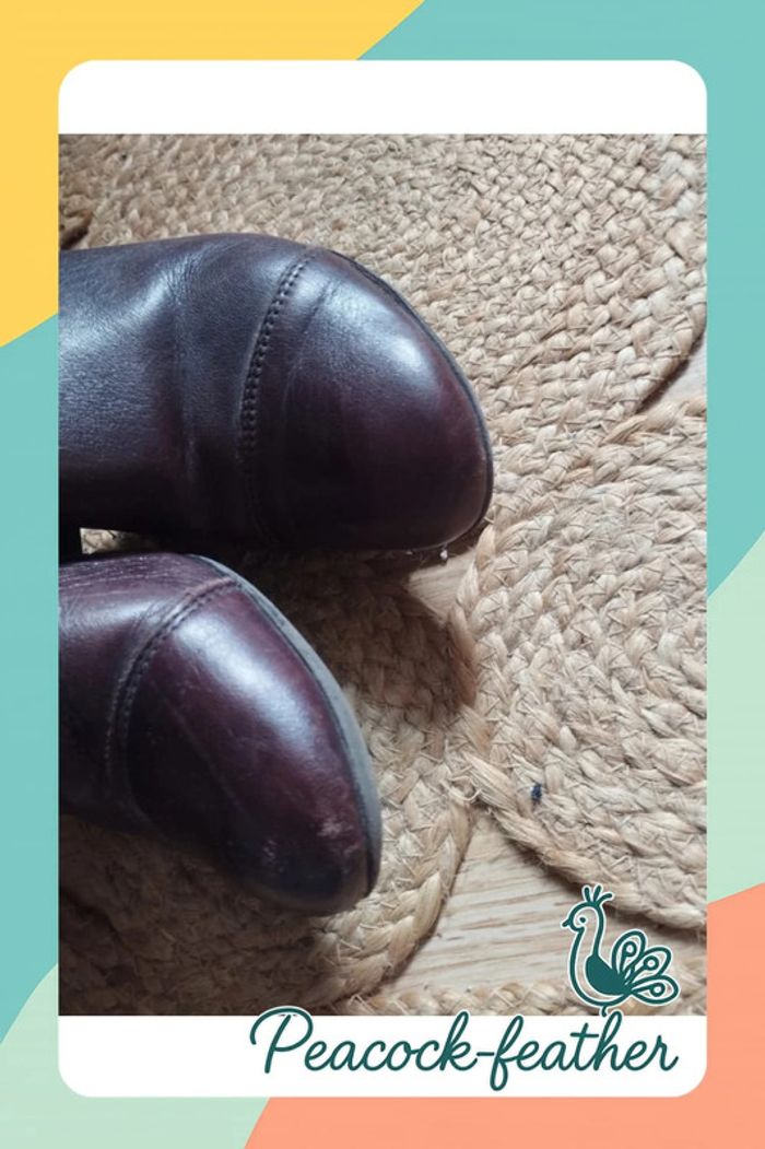 Bottes talons marrons 36 - photo numéro 4