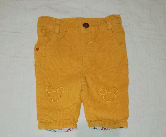 Disney pantalon moutarde Mickey 1 mois