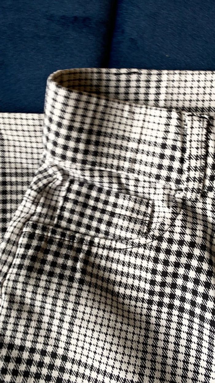 Pantalon tailleur pied de poule - photo numéro 3